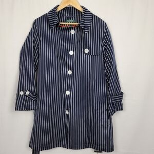 Ralph Lauren Navy & White Striped Jacket #1367
